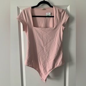 Free people square neck bodysuit